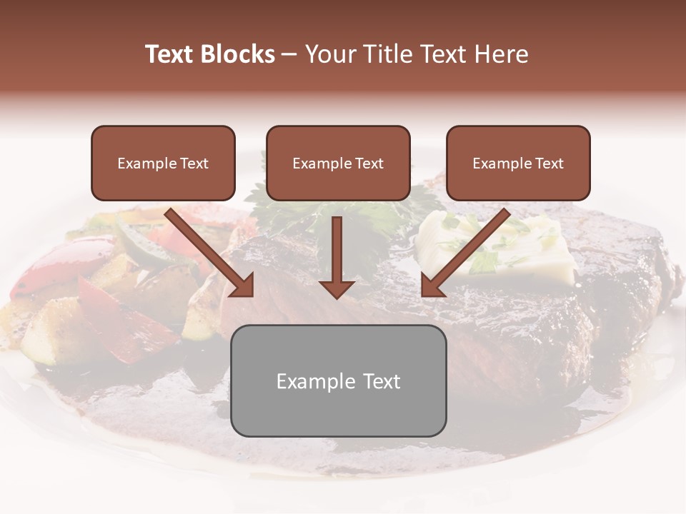 Steak On A Plate PowerPoint Template