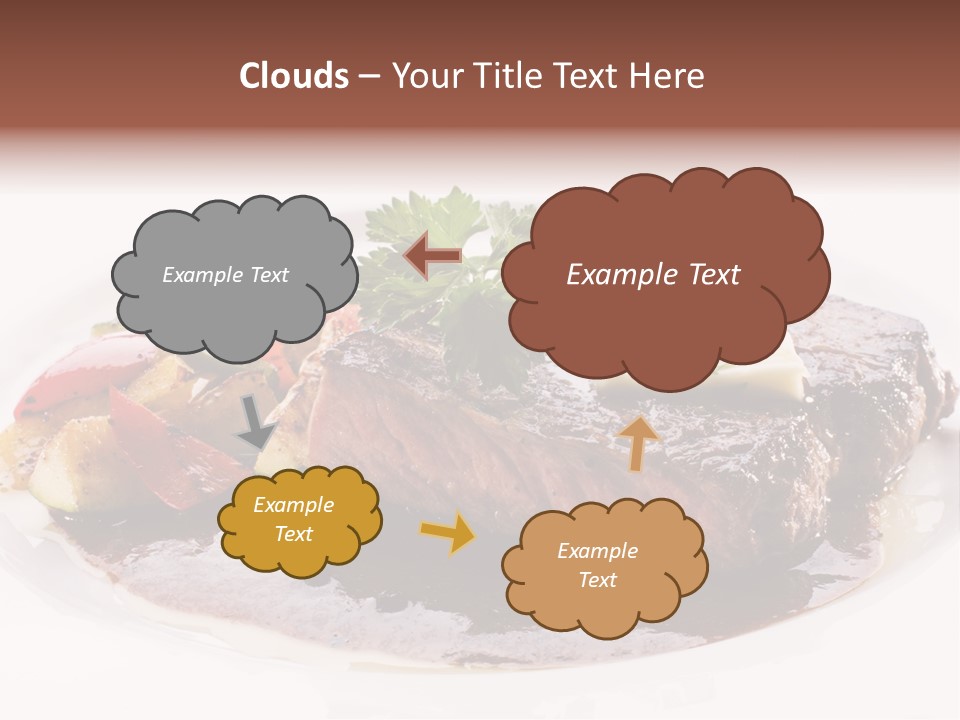 Steak On A Plate PowerPoint Template