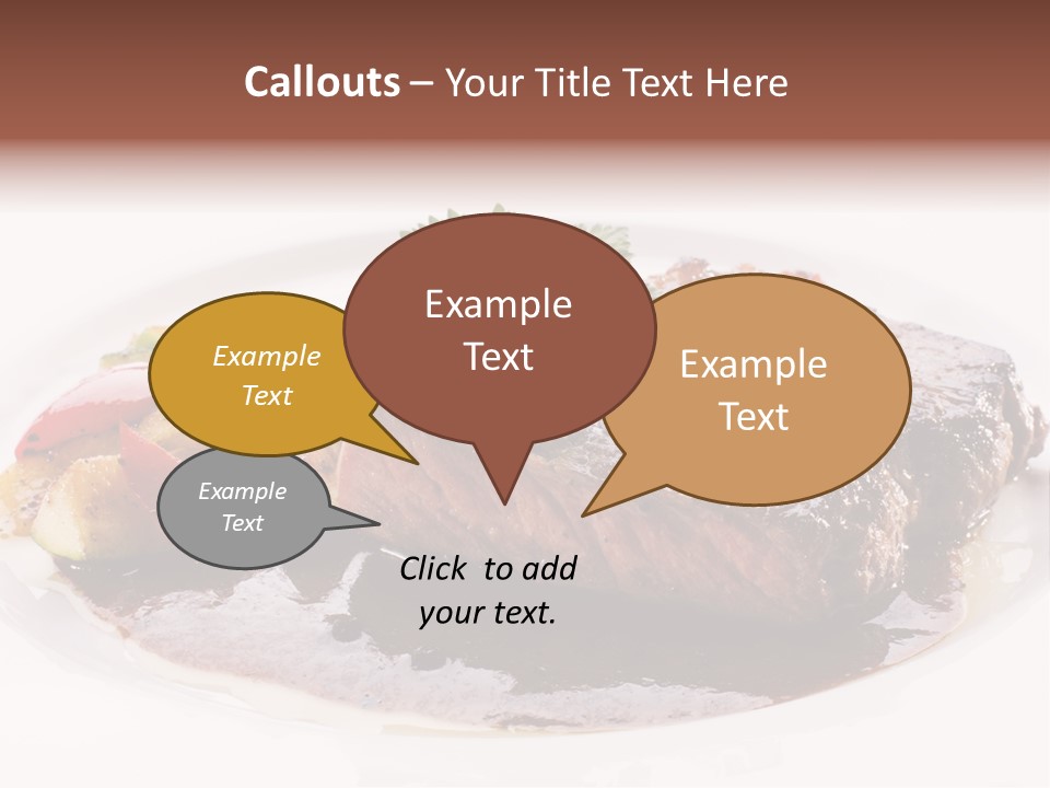 Steak On A Plate PowerPoint Template