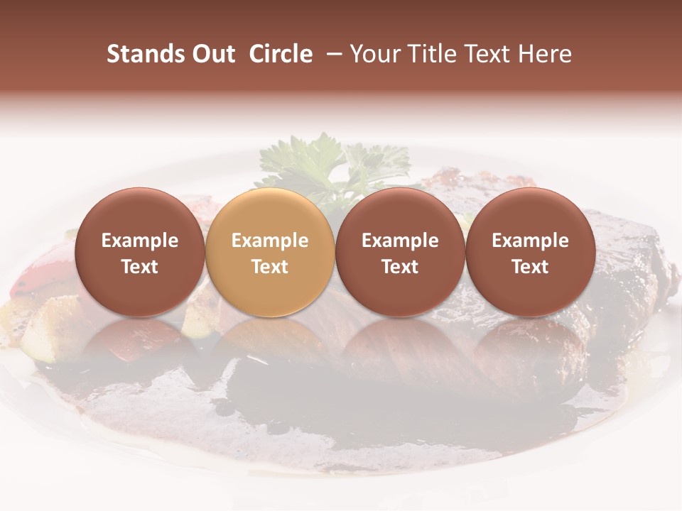 Steak On A Plate PowerPoint Template