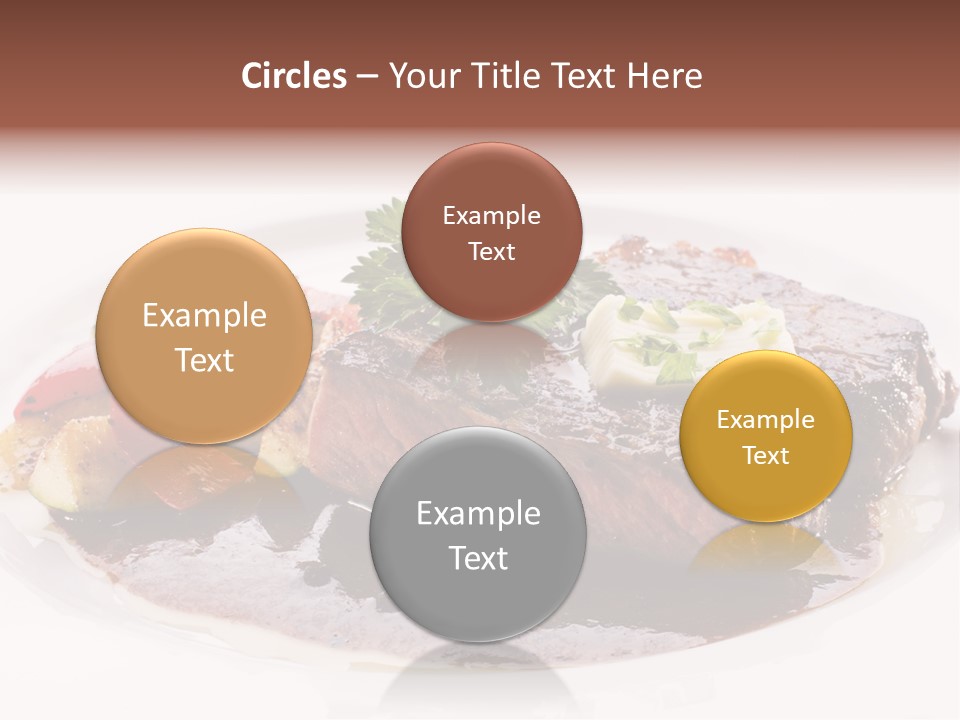 Steak On A Plate PowerPoint Template