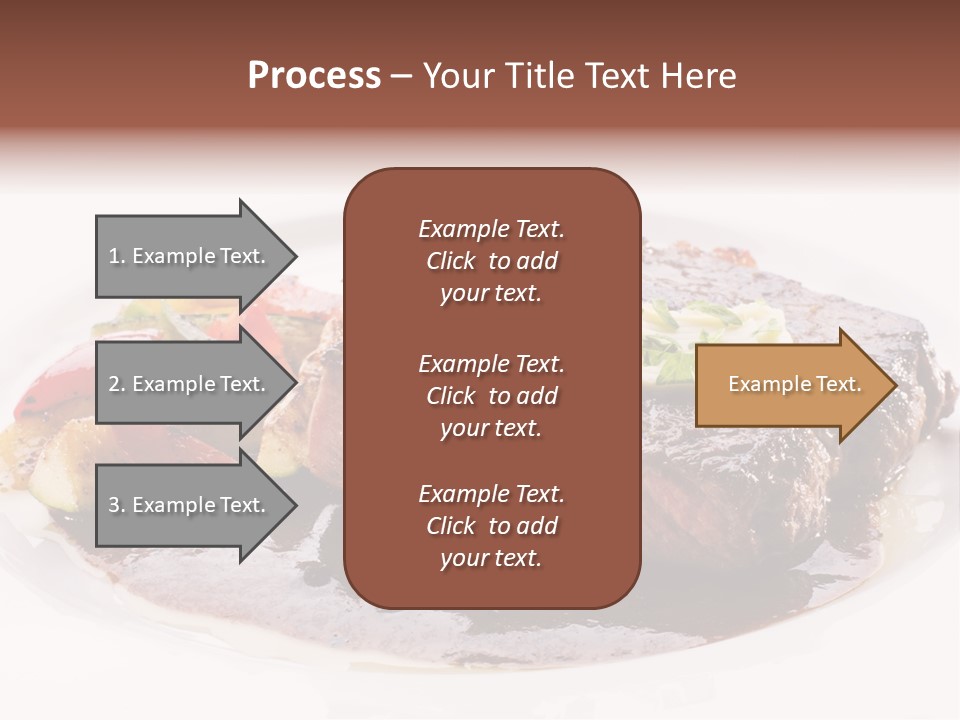 Steak On A Plate PowerPoint Template