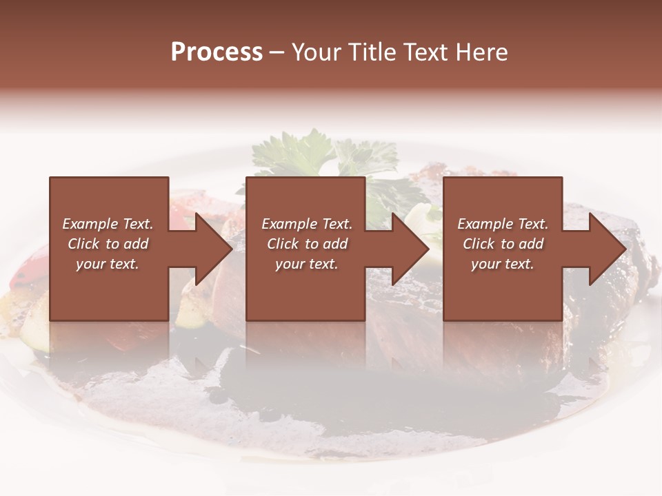 Steak On A Plate PowerPoint Template