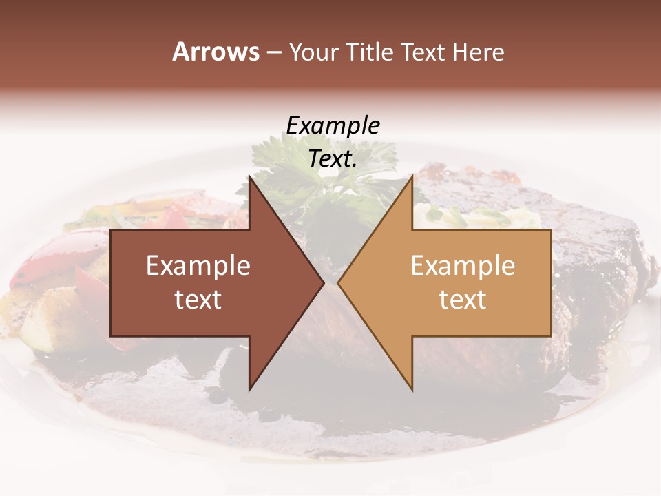 Steak On A Plate PowerPoint Template