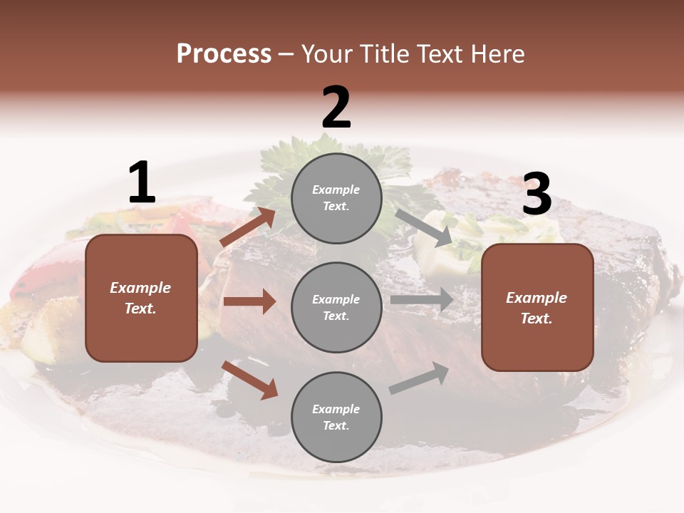 Steak On A Plate PowerPoint Template