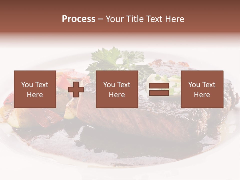 Steak On A Plate PowerPoint Template