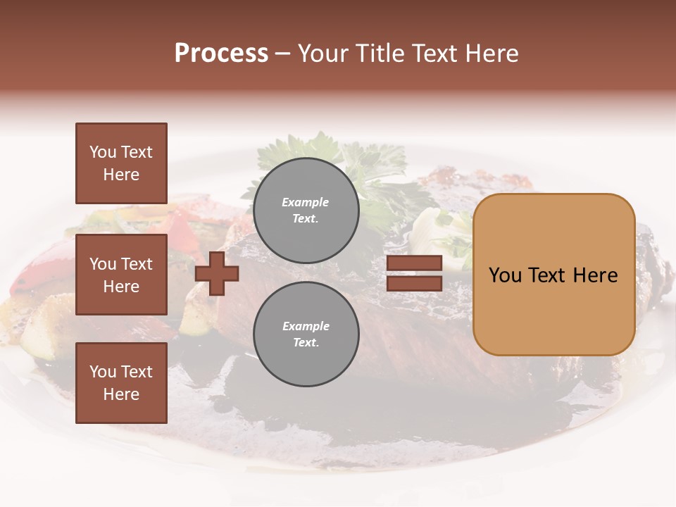 Steak On A Plate PowerPoint Template