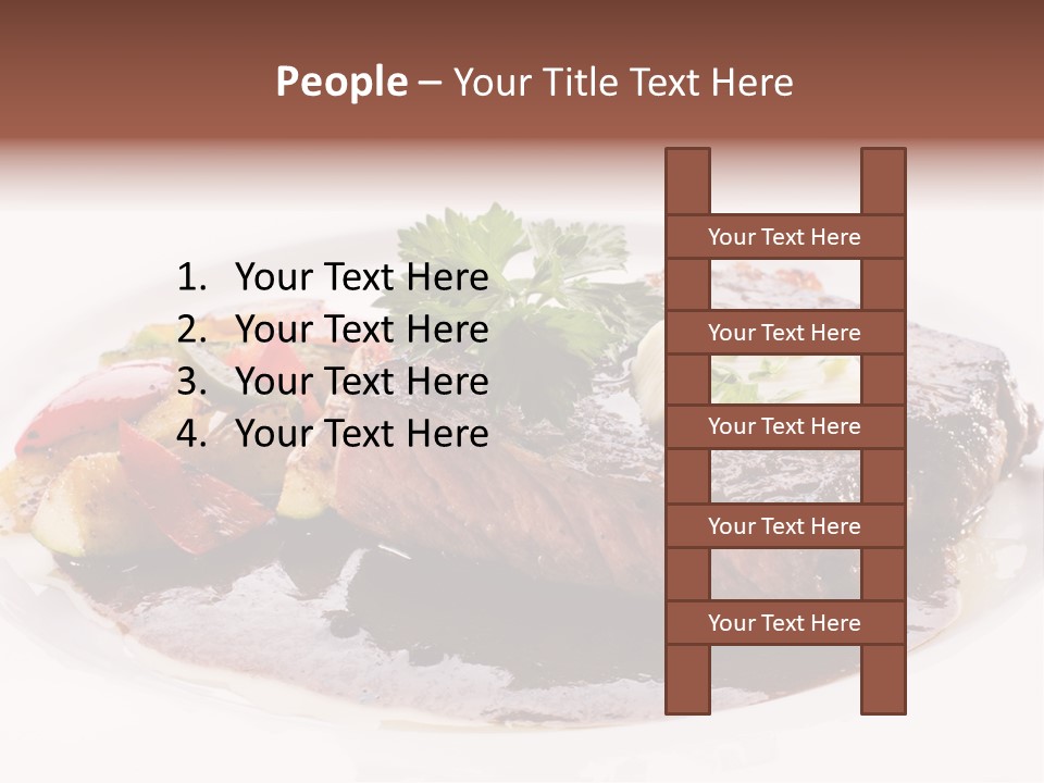 Steak On A Plate PowerPoint Template