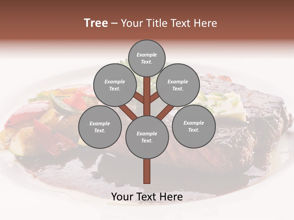 Steak On A Plate PowerPoint Template