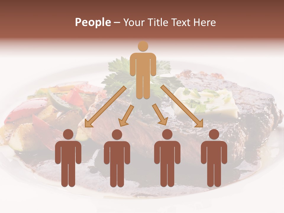 Steak On A Plate PowerPoint Template