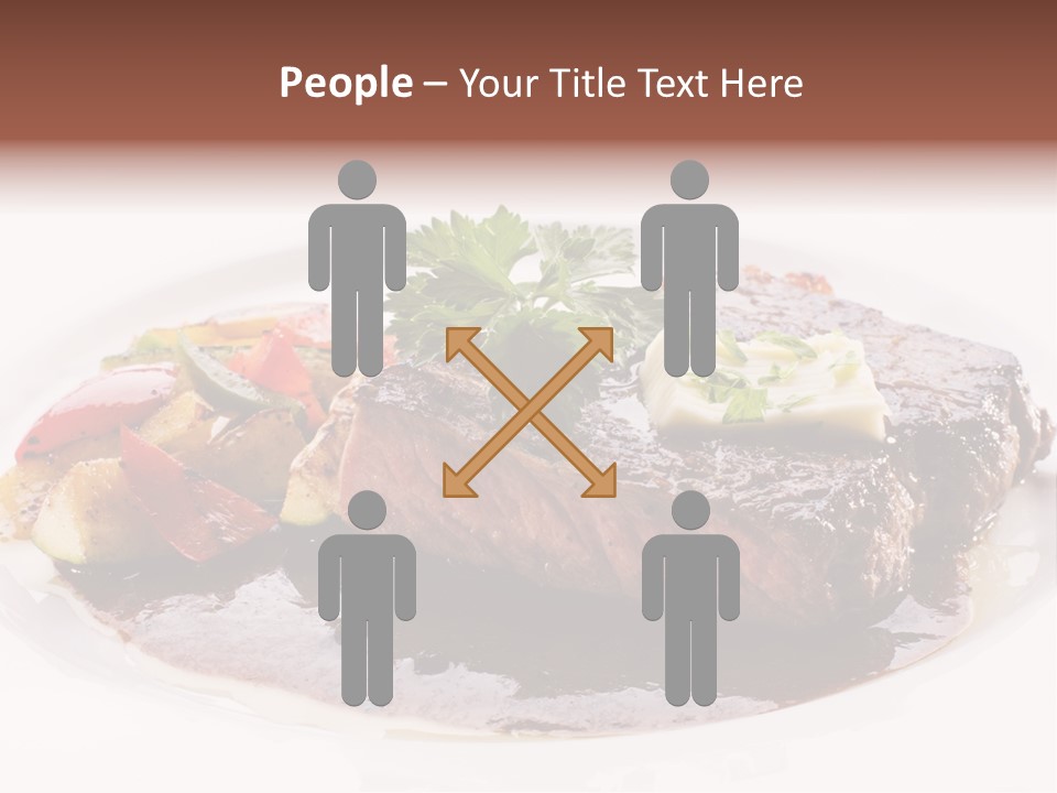 Steak On A Plate PowerPoint Template
