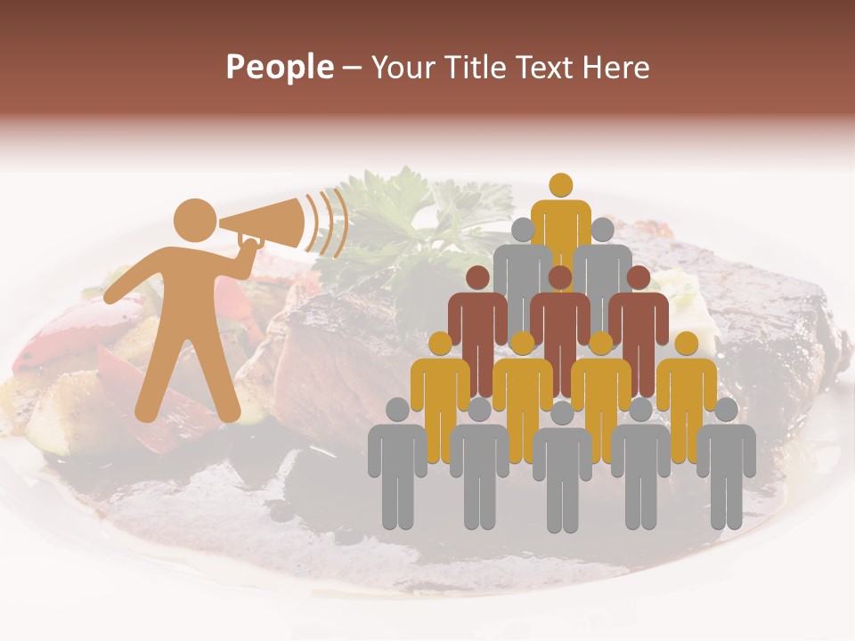 Steak On A Plate PowerPoint Template