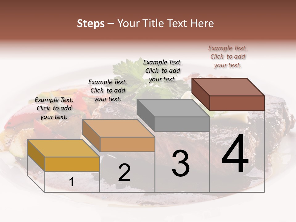 Steak On A Plate PowerPoint Template