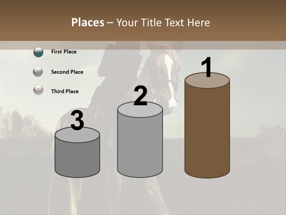 Rider Horse PowerPoint Template