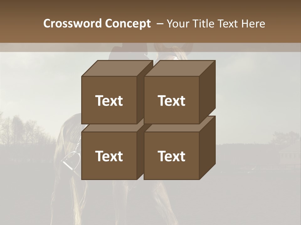 Rider Horse PowerPoint Template