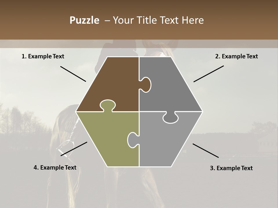 Rider Horse PowerPoint Template