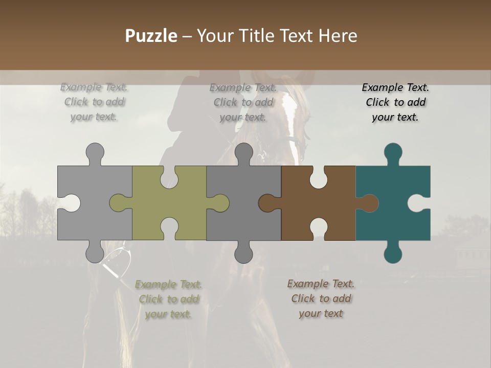 Rider Horse PowerPoint Template