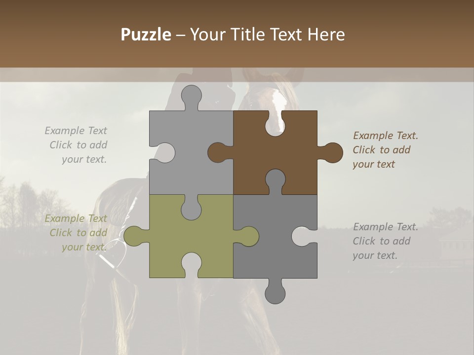 Rider Horse PowerPoint Template