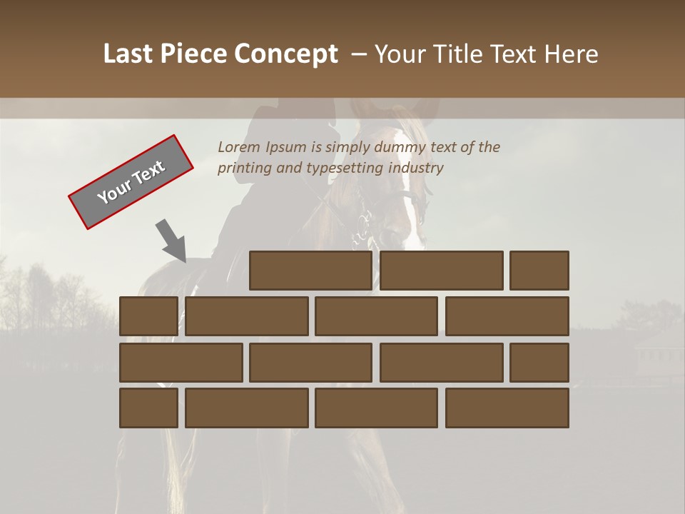Rider Horse PowerPoint Template