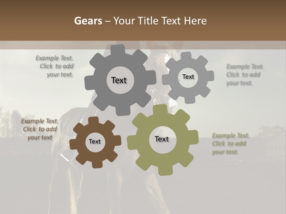 Rider Horse PowerPoint Template