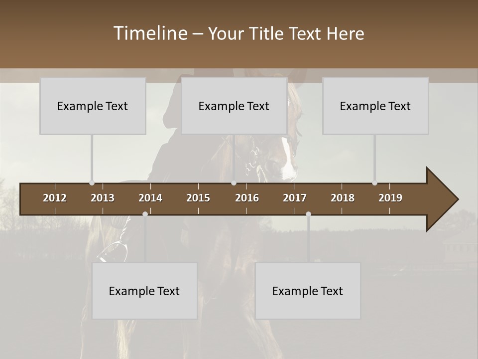 Rider Horse PowerPoint Template