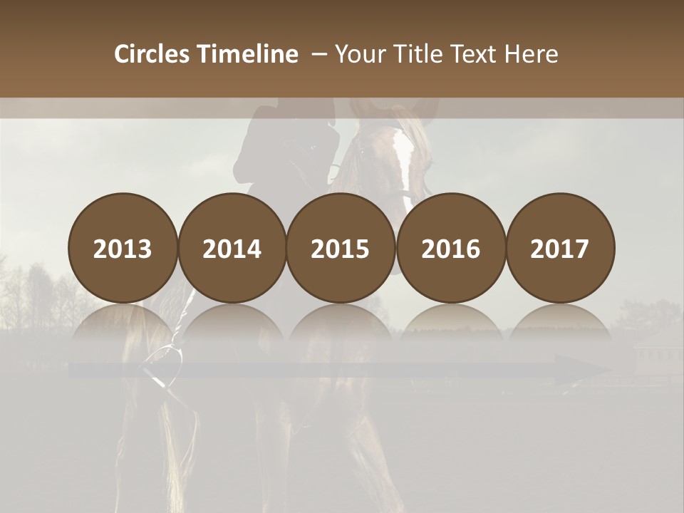 Rider Horse PowerPoint Template