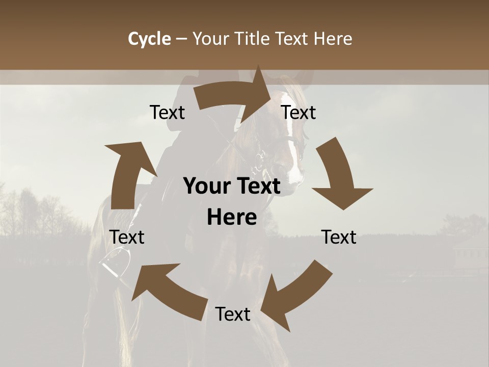 Rider Horse PowerPoint Template