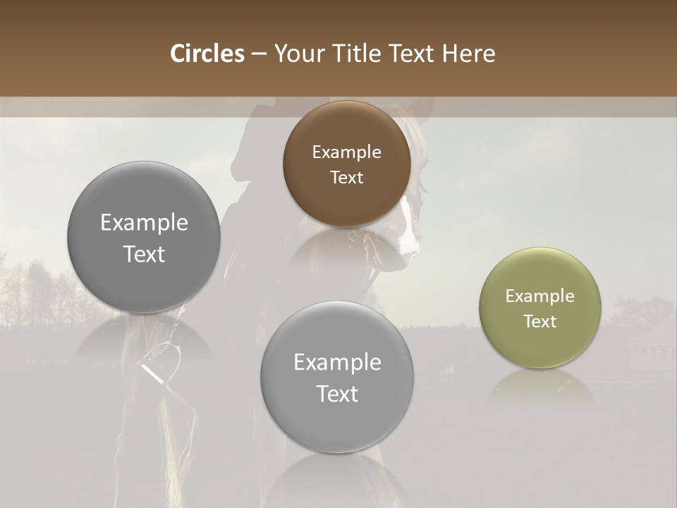 Rider Horse PowerPoint Template