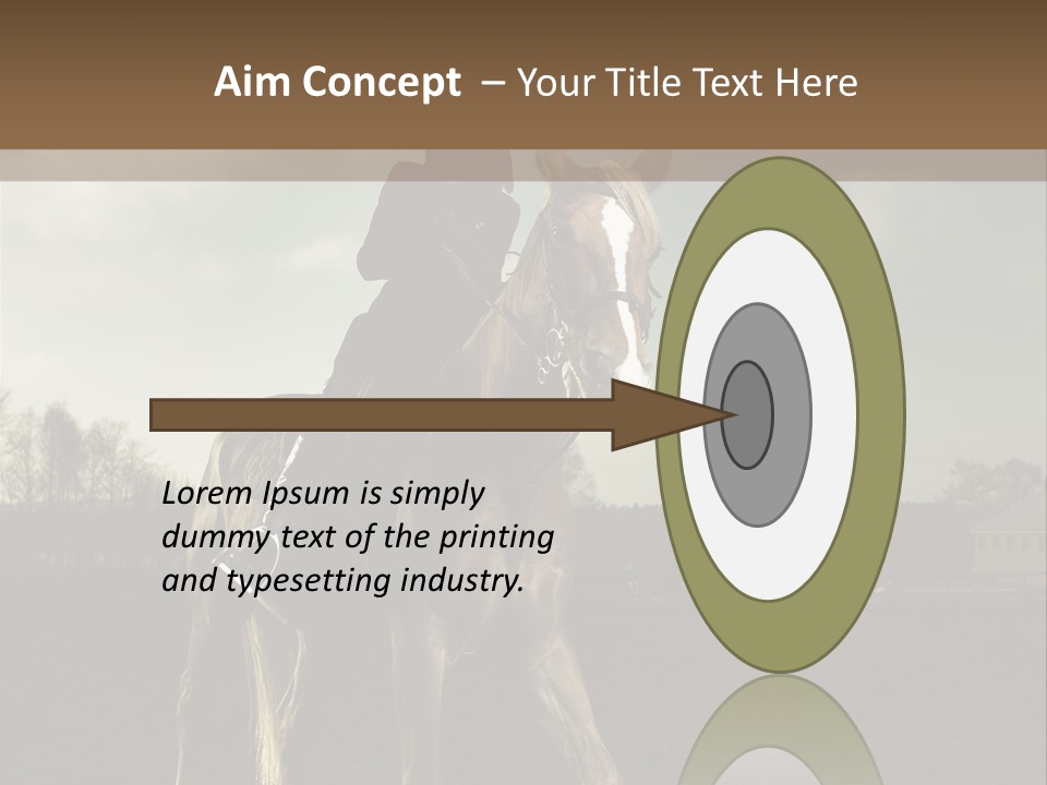 Rider Horse PowerPoint Template