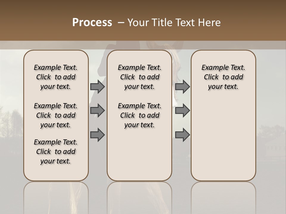 Rider Horse PowerPoint Template
