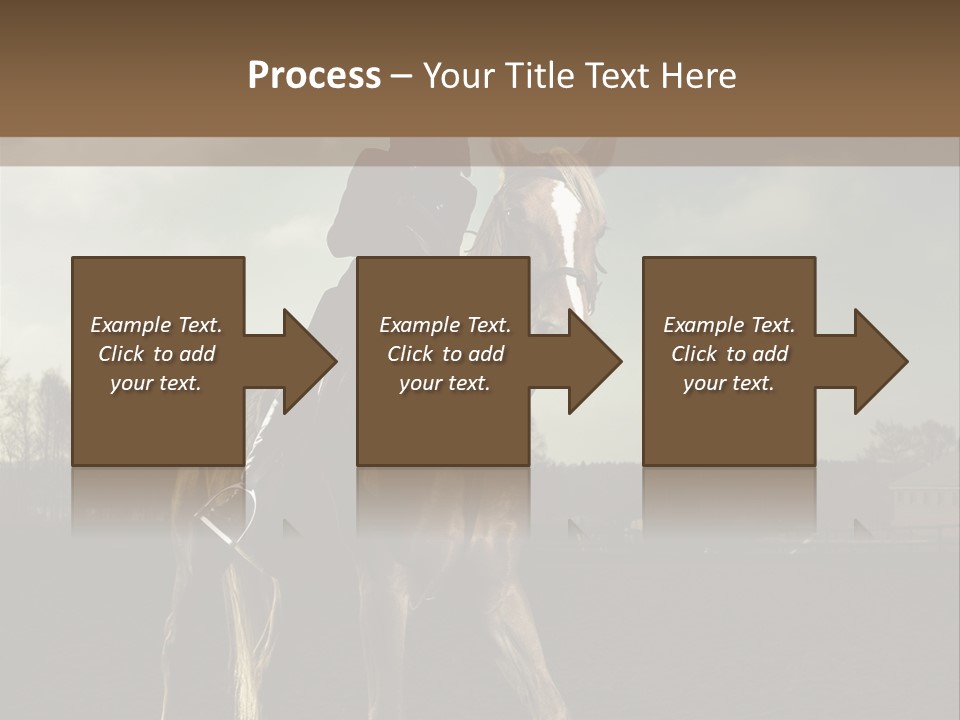 Rider Horse PowerPoint Template