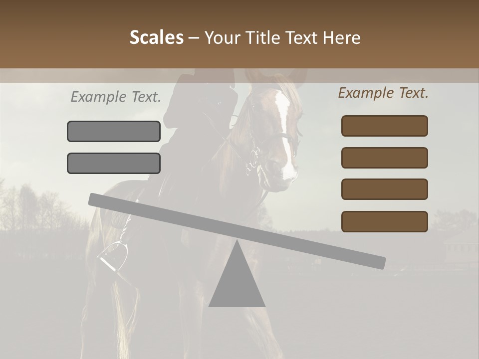 Rider Horse PowerPoint Template
