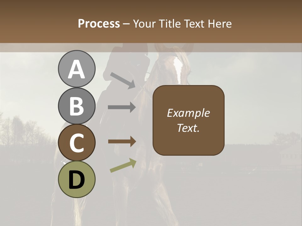 Rider Horse PowerPoint Template