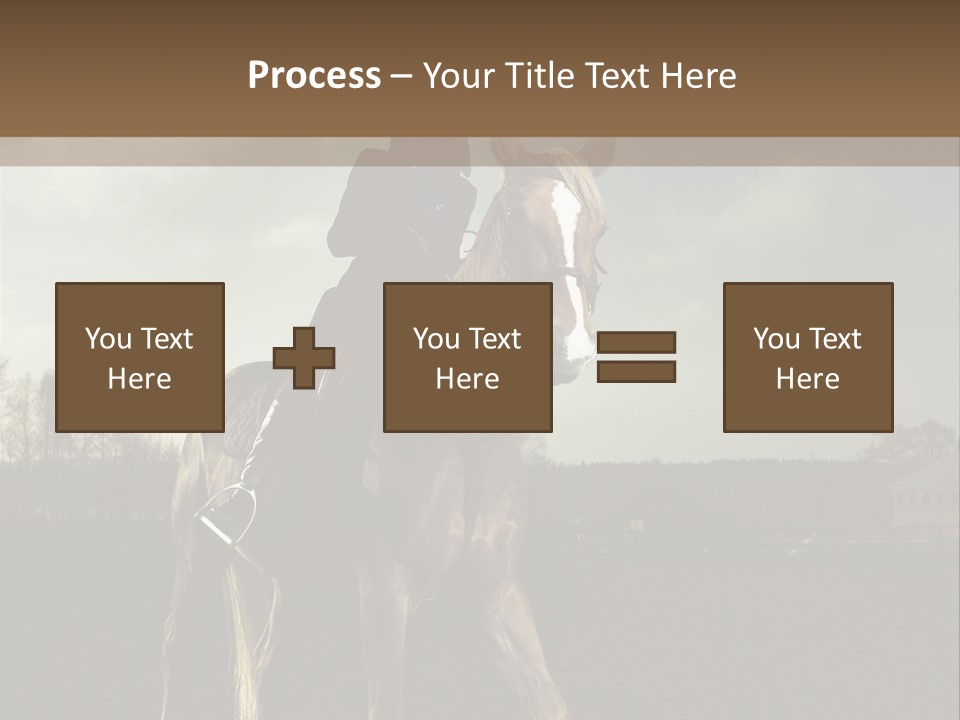 Rider Horse PowerPoint Template