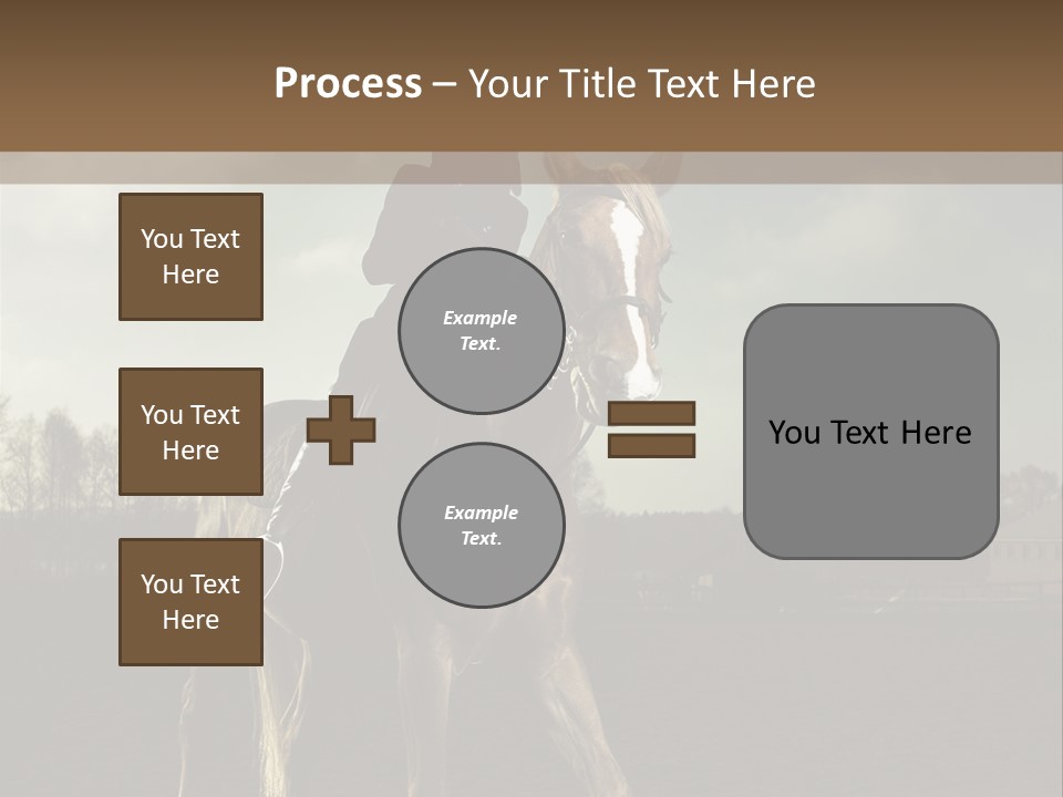 Rider Horse PowerPoint Template