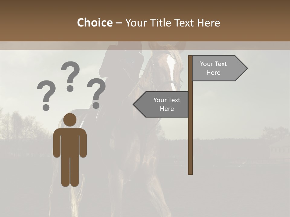 Rider Horse PowerPoint Template