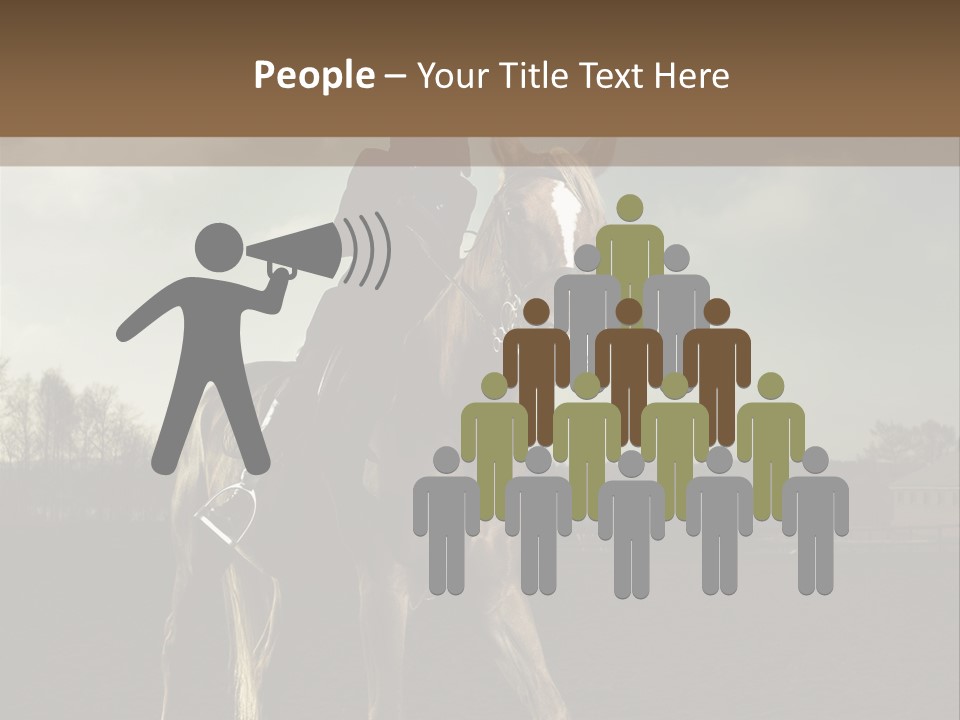 Rider Horse PowerPoint Template