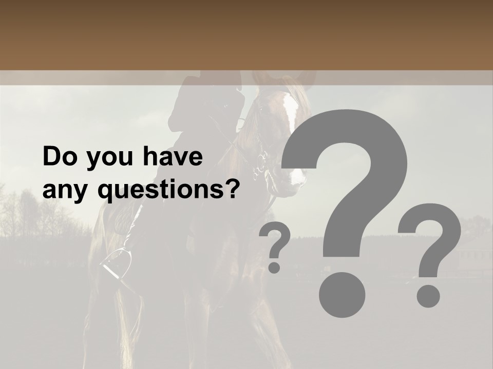 Rider Horse PowerPoint Template