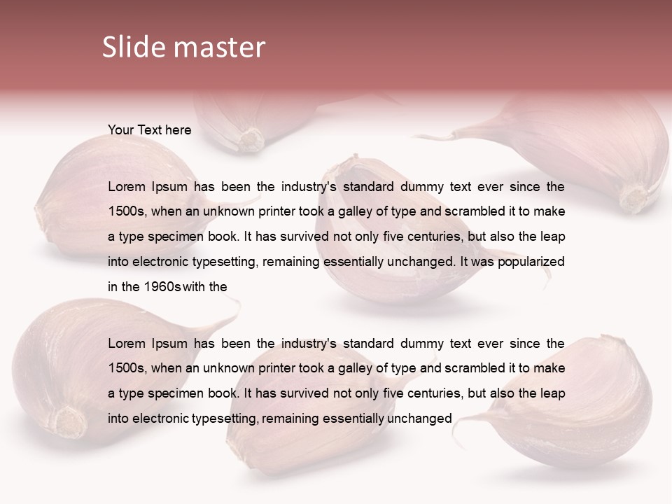 Letter Message Claus PowerPoint Template