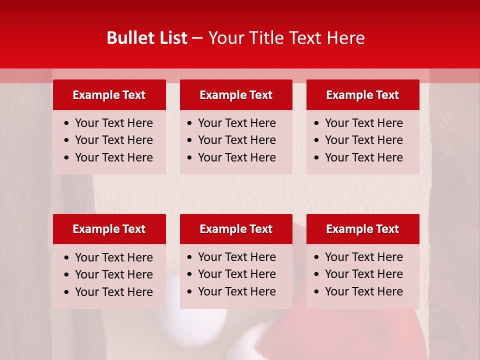 Letter Message Claus PowerPoint Template