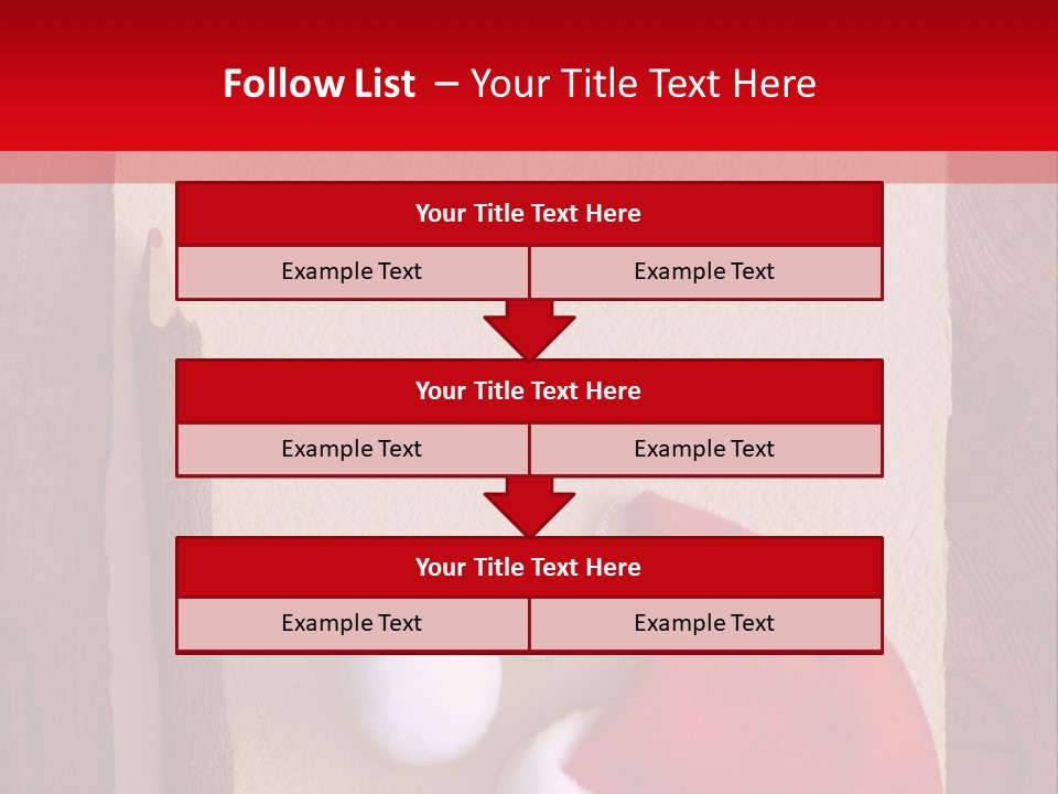 Letter Message Claus PowerPoint Template