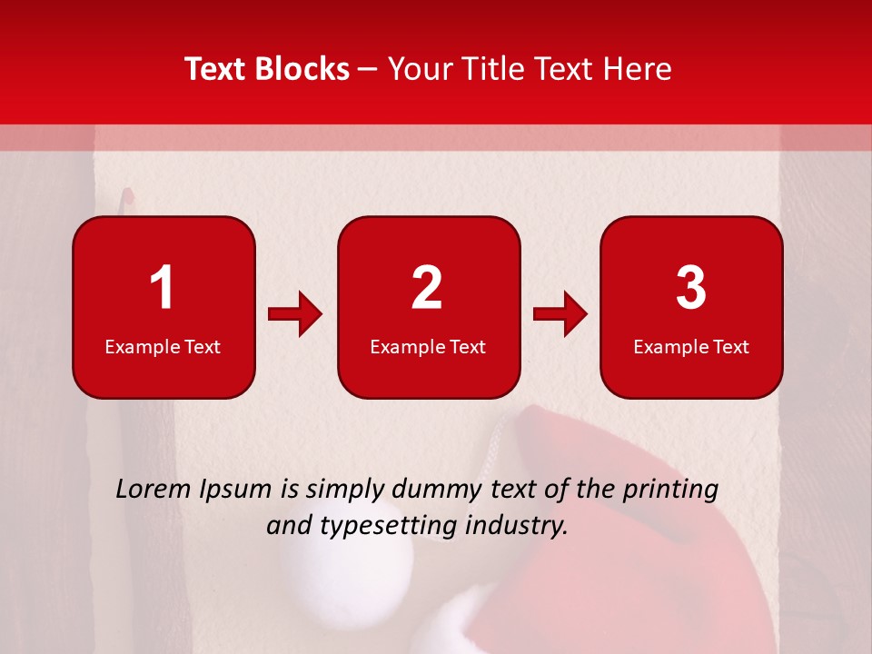 Letter Message Claus PowerPoint Template