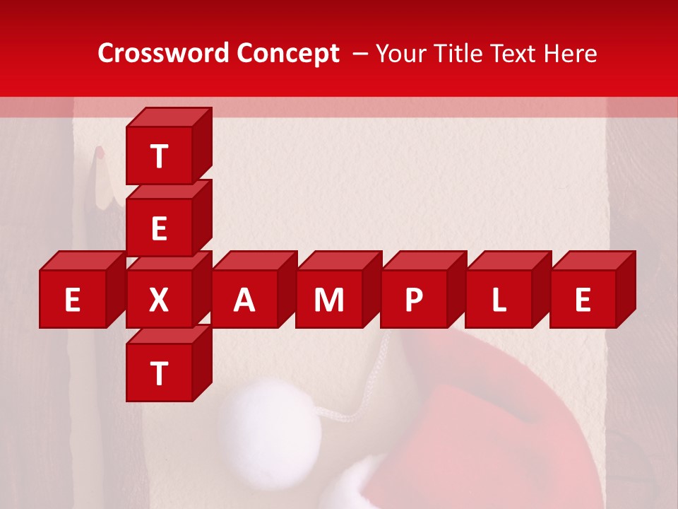 Letter Message Claus PowerPoint Template