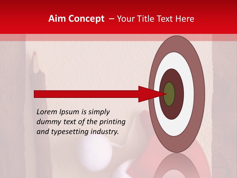 Letter Message Claus PowerPoint Template