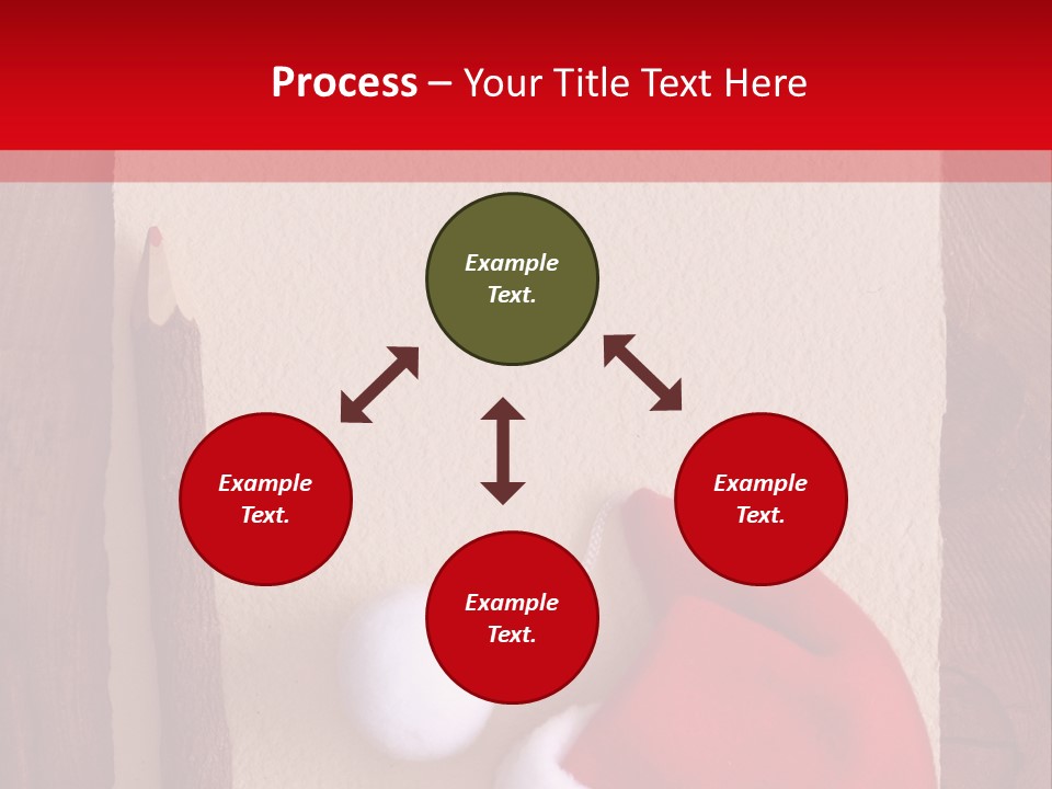 Letter Message Claus PowerPoint Template