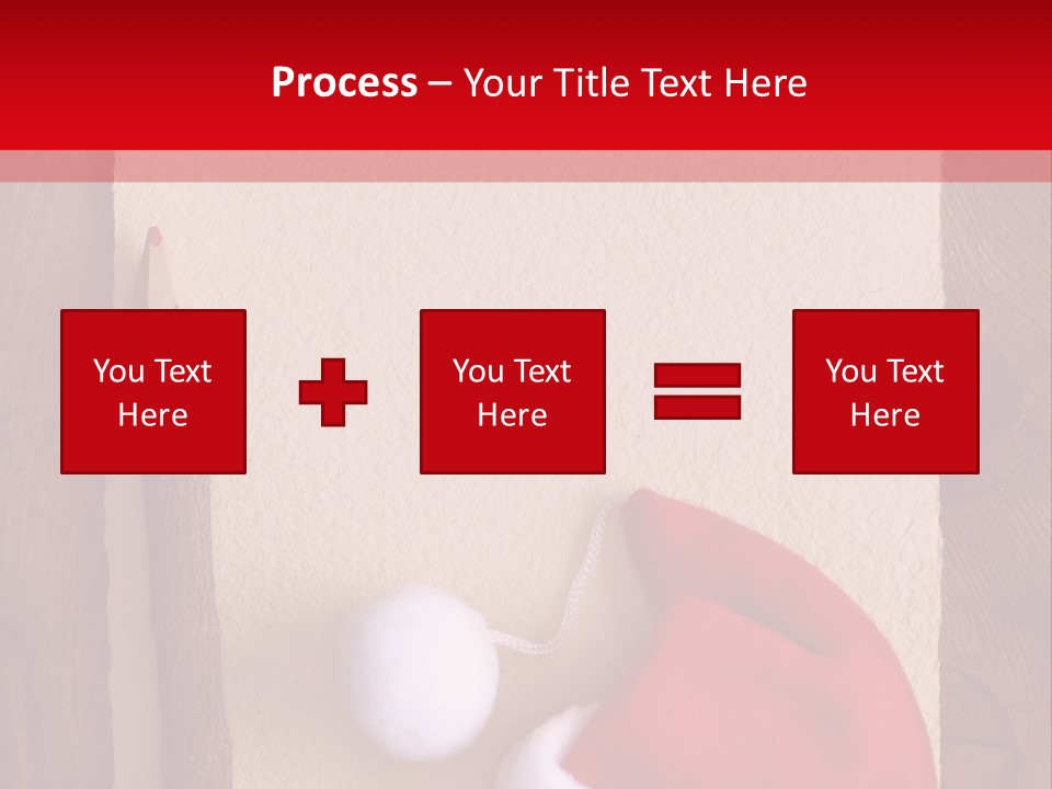 Letter Message Claus PowerPoint Template