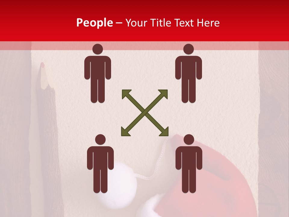 Letter Message Claus PowerPoint Template