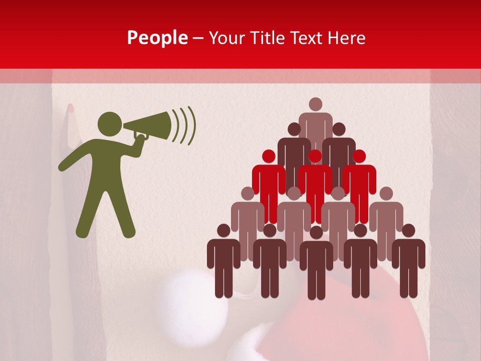 Letter Message Claus PowerPoint Template