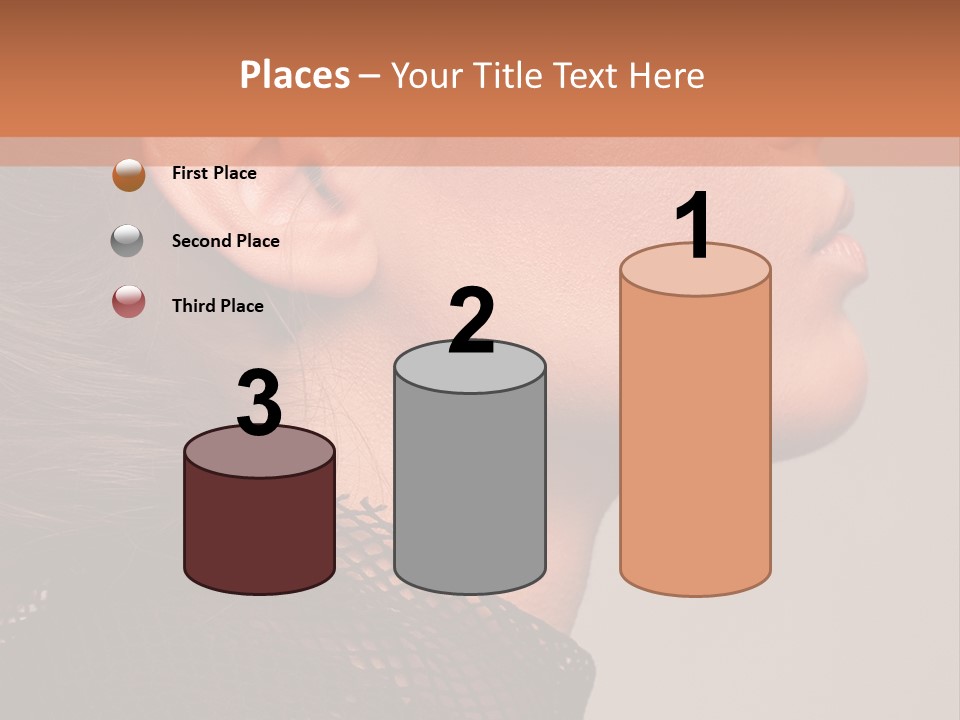 Calm Eyes Black PowerPoint Template