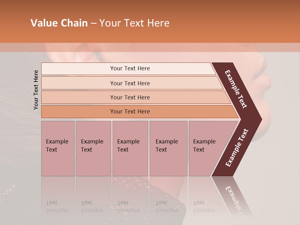 Calm Eyes Black PowerPoint Template